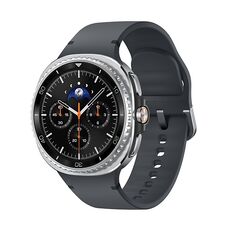 Galaxy Watch8 Classic | White | Hybrid |, Размер: 46 мм, Цвет: White, Тип ремешка: Hybrid, Цвет ремешка: Blue, Размер ремешка: S/M/L, Подключение часов: Bluetooth / Wi-Fi